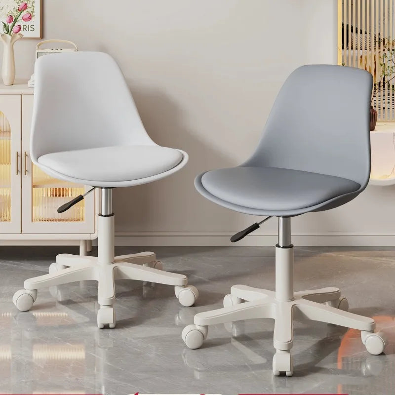 Chaise de bureau pivotante à 360°, fauteuil de bureau ajustable au design moderne avec assise confortable et roulettes fluides