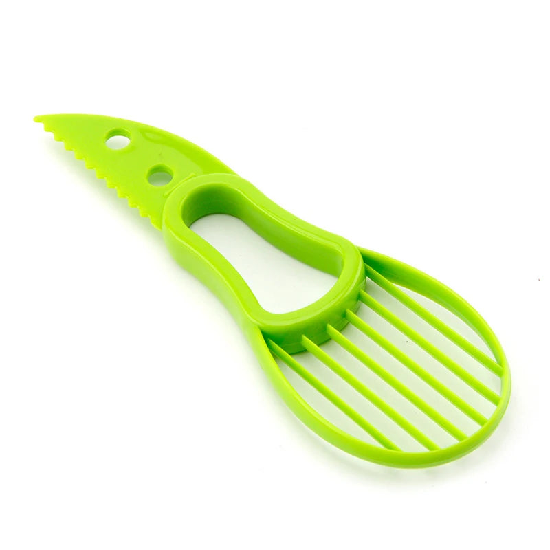 Trancheur d'avocat 3-en-1, dénoyauteur de karité et beurre, éplucheur et coupe-fruit, séparateur de pulpe, couteau en plastique, outils et gadgets de cuisine pour légumes