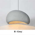 Lustre moderne à LED de style Wabi-Sabi japonais - Suspension pour salle à manger, salon, chambre, bar et maison d'hôtes de designer (lampes suspendues E27)