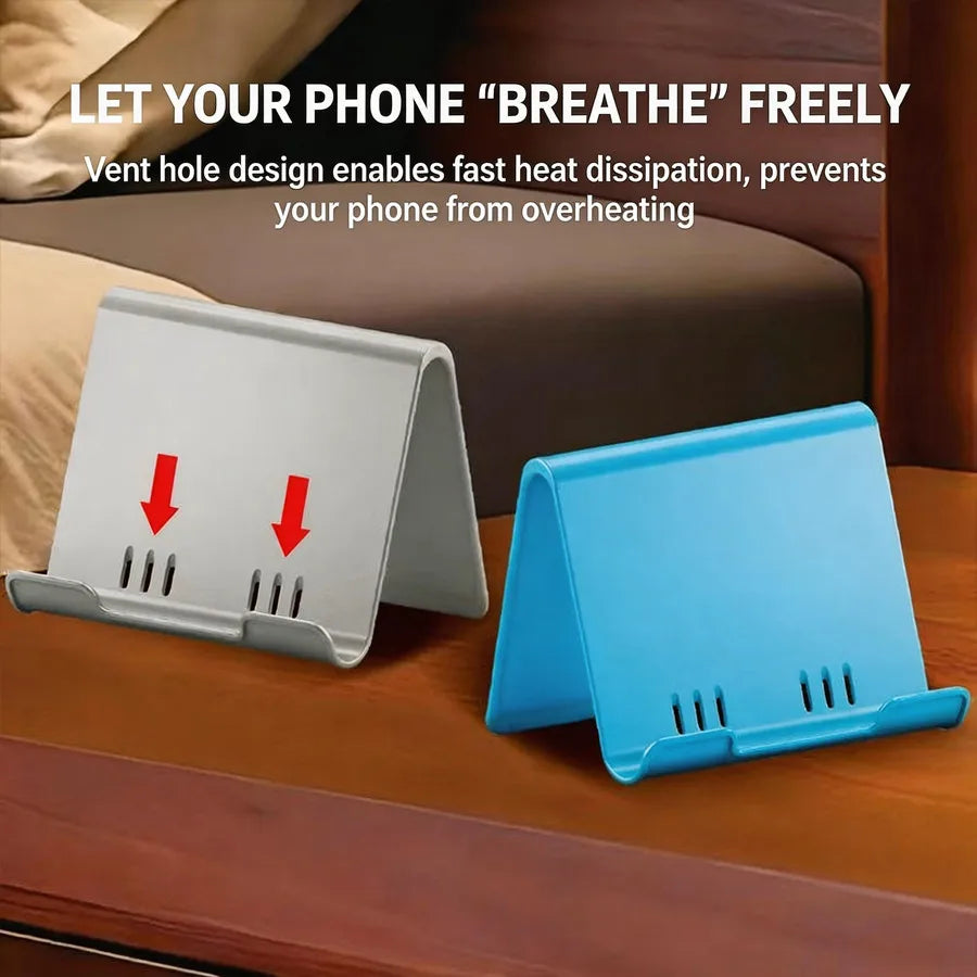 Multi-Angle Adjustable Phone Stand, Foldable Desktop Phone Holder, Universal Cell Phone Stand for IPhone, Samsung, Tablet