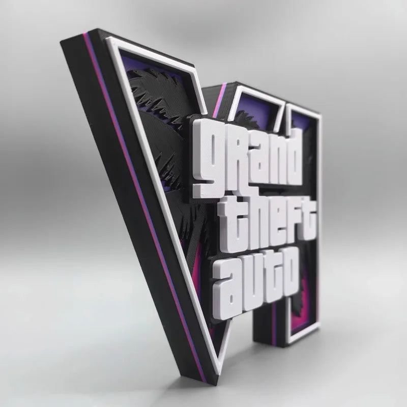 GTA6 Logo 3D