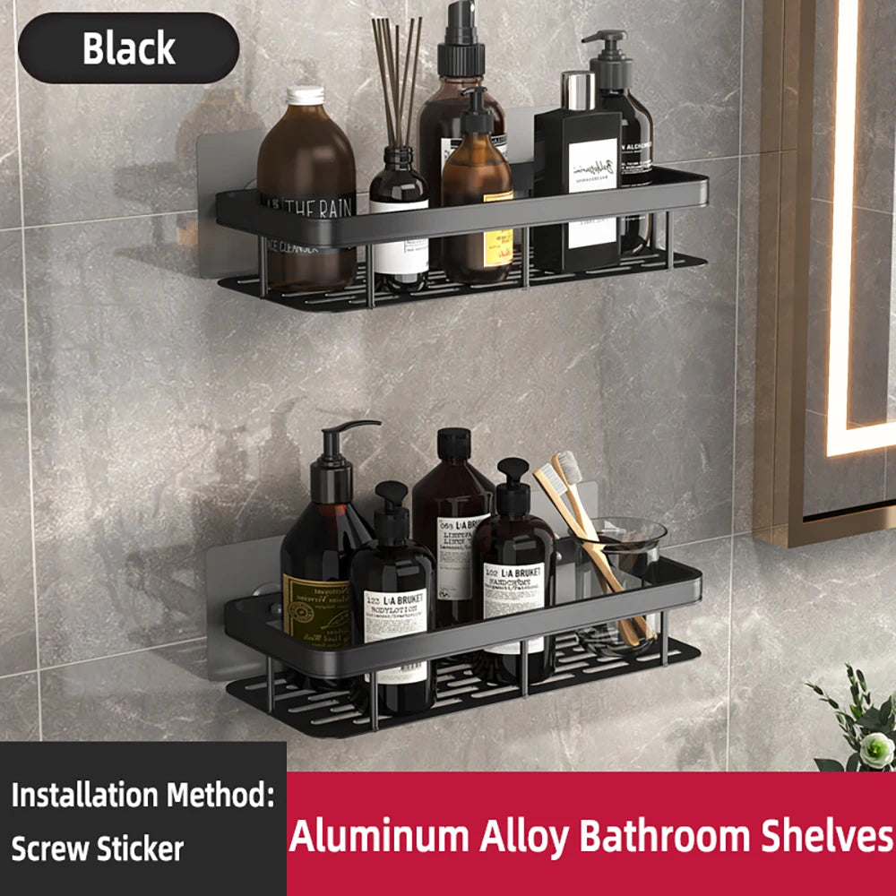 Étagère de rangement murale salle de bain