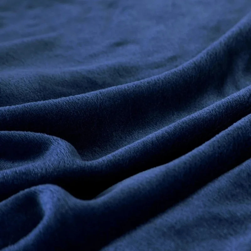 Coral Fleece Flannel Blankets for Beds Solid Blue Pink Soft Warm Thin Bedspread Sofa Cover Faux Fur Plaid Blanket