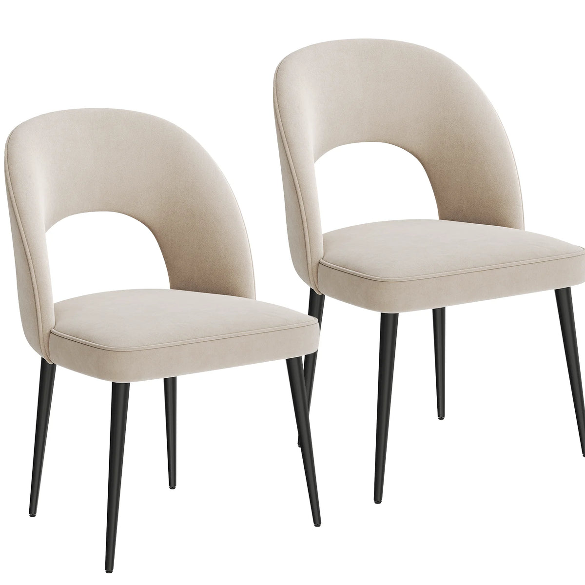 Chaises de salle à manger (lot de 2) modernes et simples pour la maison, chaises et table à manger, tabouret de relaxation, chaises à dossier pour hôtel et restaurant, meubles