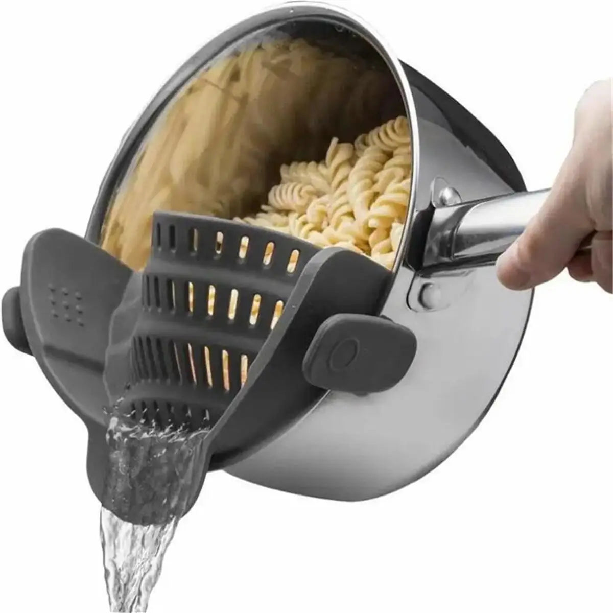 Passoire 1 pièce, passoire pour casseroles, passoire adaptable à clipser pour casseroles, poêles et bols, passoire de cuisine