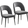 Chaises de salle à manger (lot de 2) modernes et simples pour la maison, chaises et table à manger, tabouret de relaxation, chaises à dossier pour hôtel et restaurant, meubles