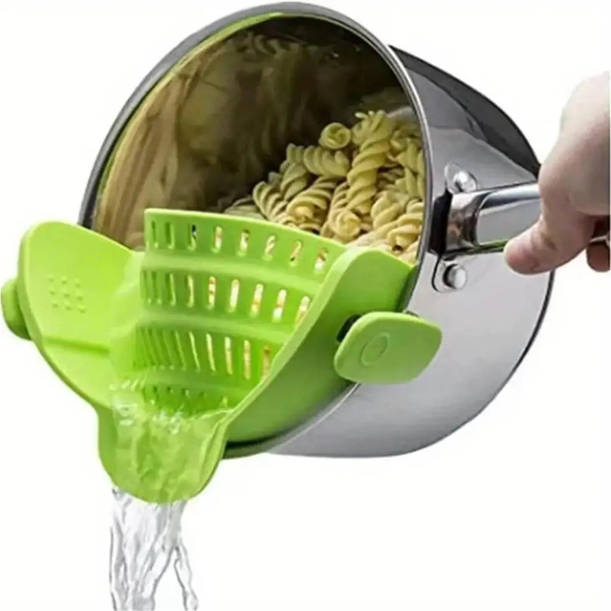 Passoire 1 pièce, passoire pour casseroles, passoire adaptable à clipser pour casseroles, poêles et bols, passoire de cuisine
