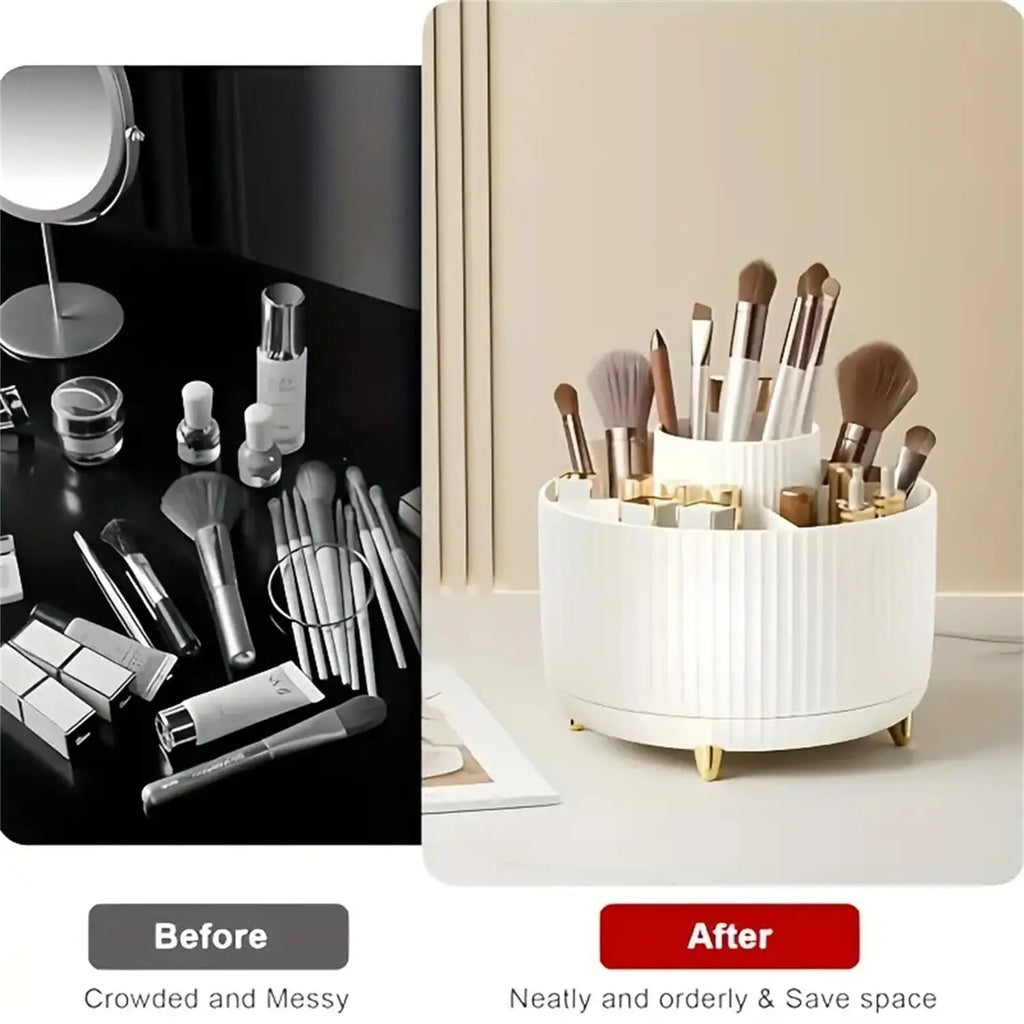 Organisateur de maquillage rotatif 360°