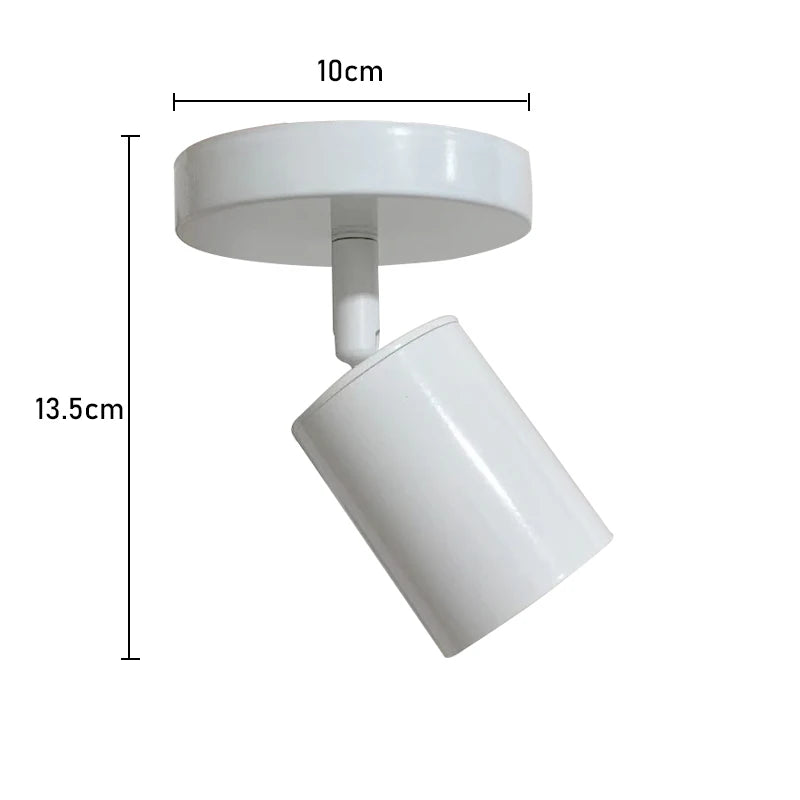 Projecteur LED GU10 dimmable - Projecteur mural de fond pour magasin de vêtements, spot sur rail 7W 12W, projecteur de plafond en saillie AC 220V