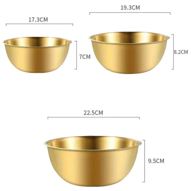 Set de 1 à 3 bols mélangeurs en acier inoxydable avec graduations internes - Saladiers et cul-de-poule grande capacité pour pâtisserie, cuisine et conservation - Accessoires de cuisine indispensables