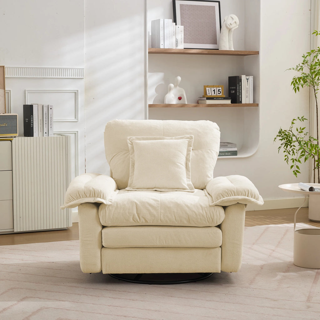 Ensemble canapé en chenille avec mousse à mémoire de forme, fauteuil