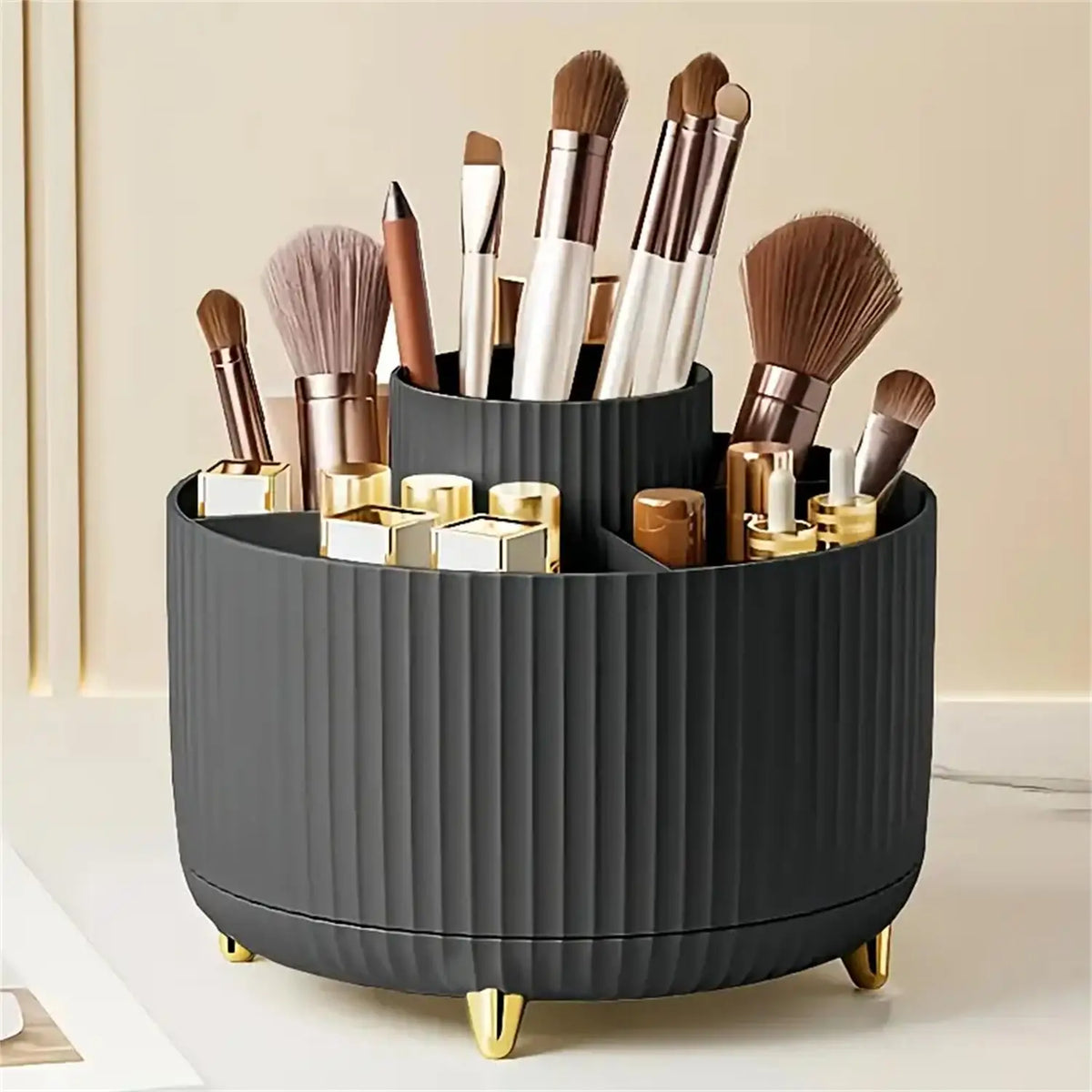 Organisateur de maquillage rotatif 360°