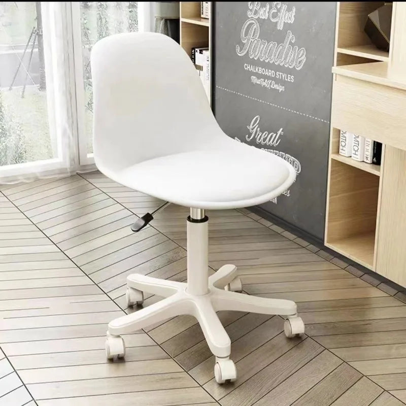 Chaise de bureau pivotante à 360°, fauteuil de bureau ajustable au design moderne avec assise confortable et roulettes fluides