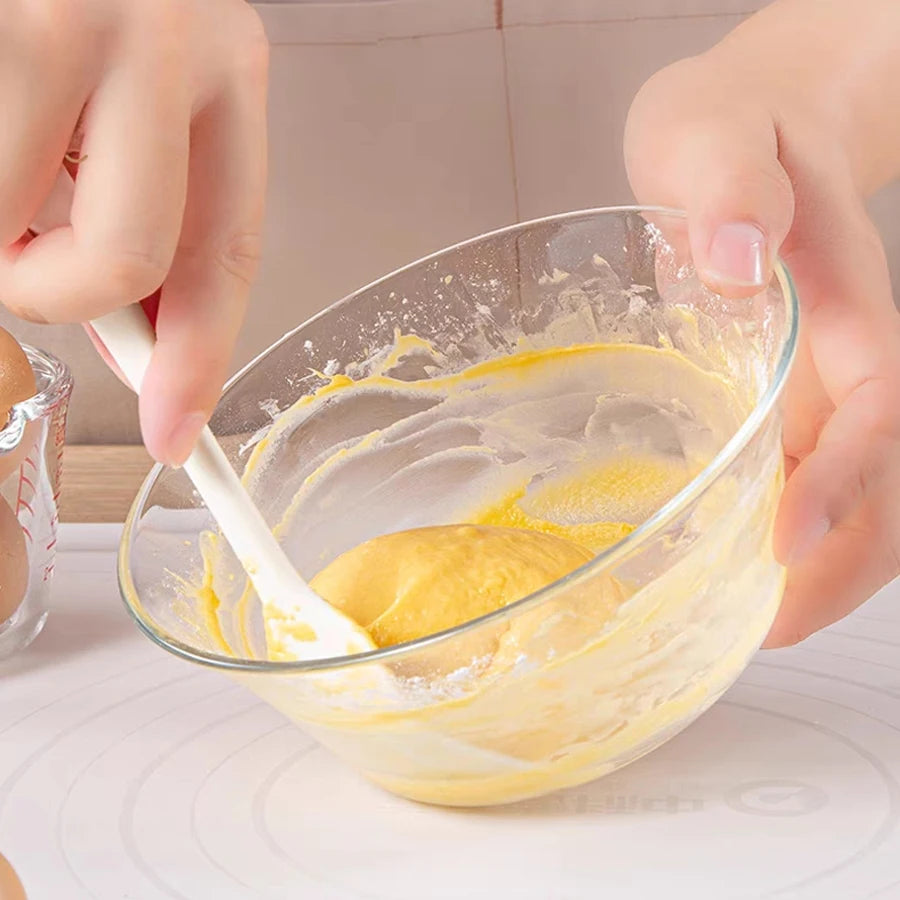 Ensemble de pâtisserie en silicone - Spatule et raclette pour crème à gâteau, fouet à œufs, pinceau à huile pour barbecue - Gadgets et ustensiles de cuisine