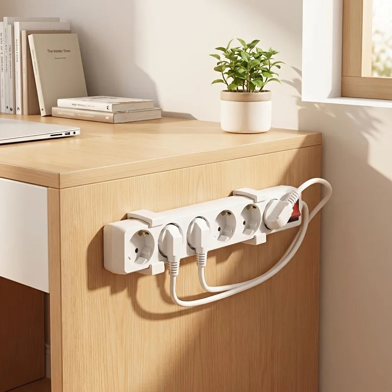 Organiseur et range-câbles de bureau et maison - Protecteur et support de câbles compact - Gain de place pour espace de travail