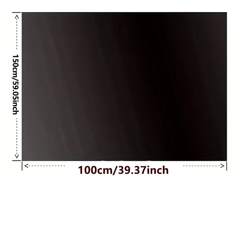 Rideau occultant 95–98 % portable et amovible pour voyage (à découper soi-même), tissu occultant effet noir complet, stores de fenêtre autoadhésifs