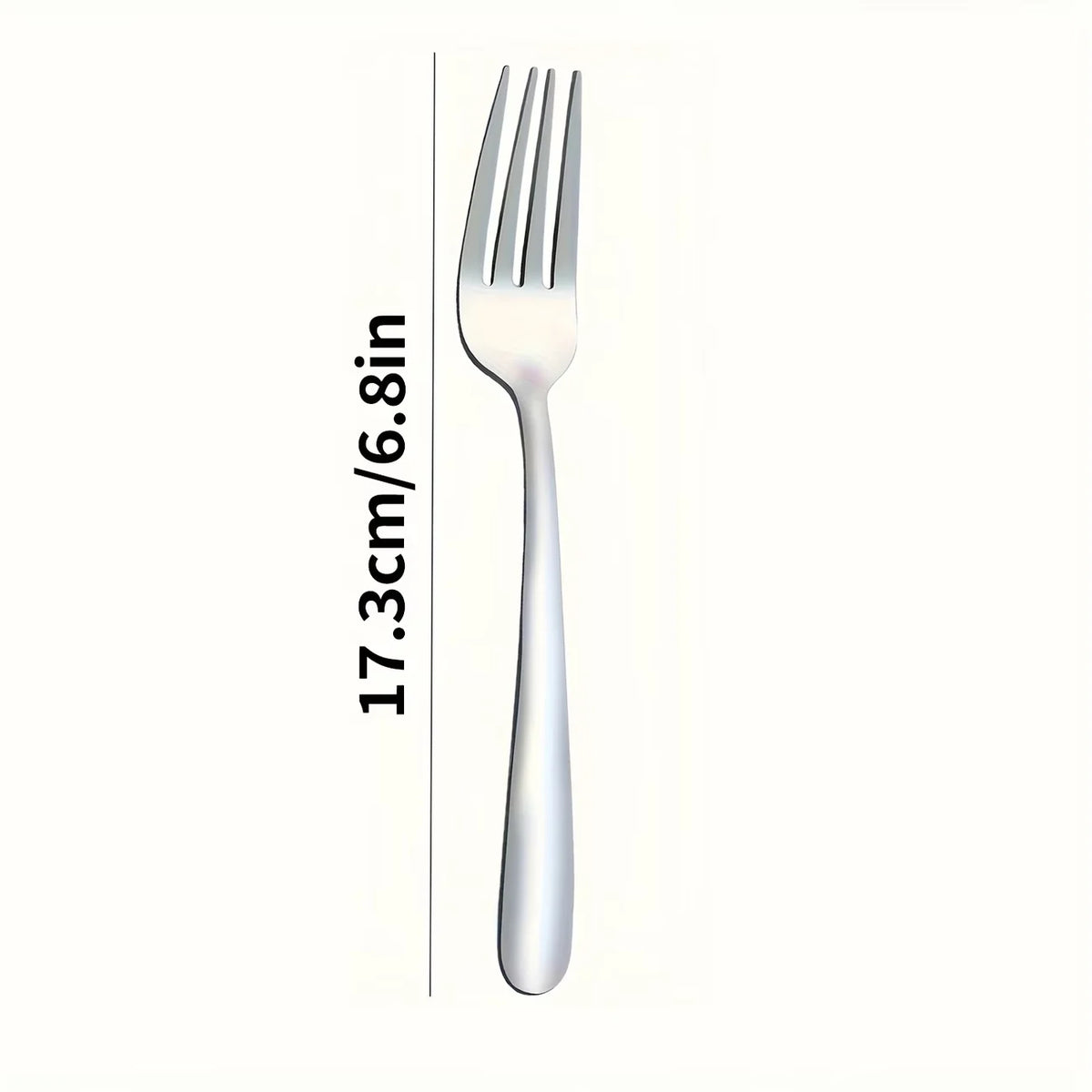 Lot de 12, 24 ou 36 fourchettes en acier inoxydable argenté, convient pour la maison et la cuisine, inclut des fourchettes à steak et des fourchettes à fruits/salade