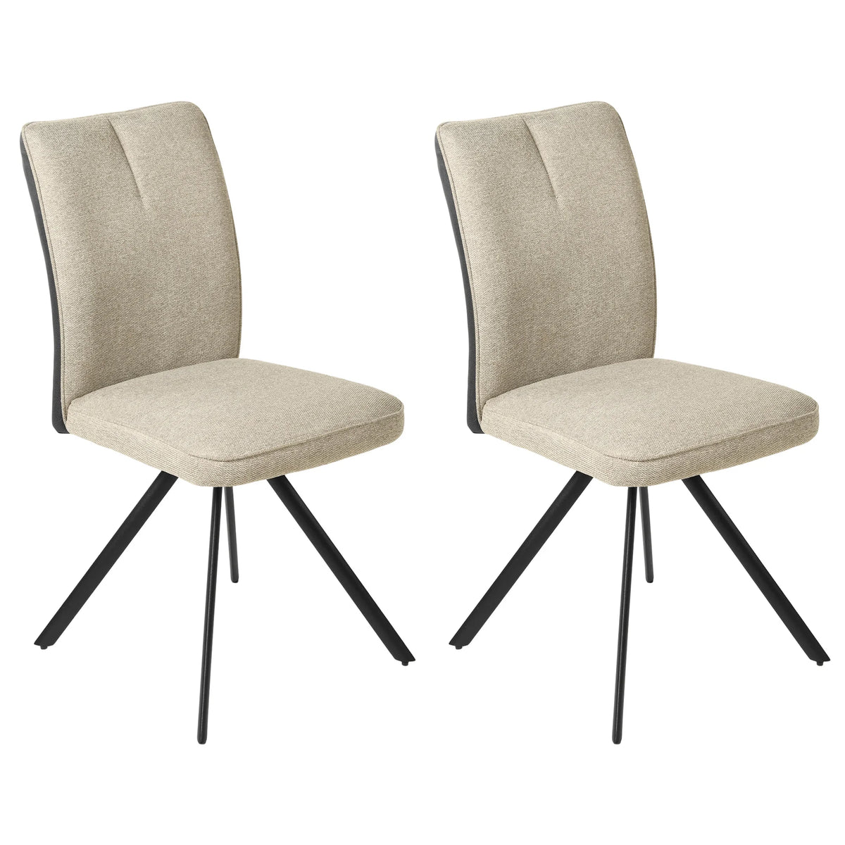 Lot de 2/4/6/8 chaises de salle à manger JIEXI, chaise rembourrée de style designer avec pieds en métal, chaise de cuisine moderne, dossier haut confortable, adaptée aux salles à manger, salons et salles de réunion