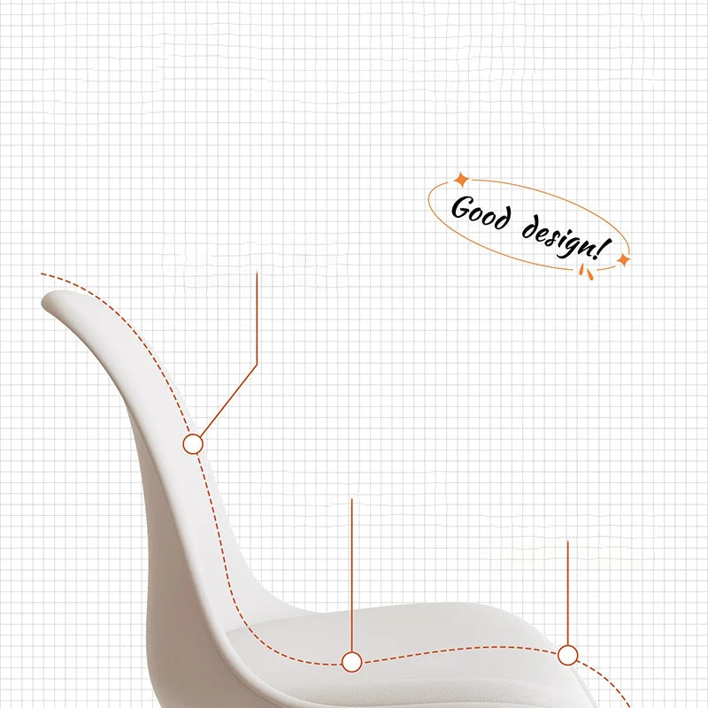 Chaise de bureau pivotante à 360°, fauteuil de bureau ajustable au design moderne avec assise confortable et roulettes fluides