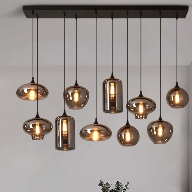 Lustre suspendu LED moderne en forme d'anneau pour décoration d'intérieur, suspension lumineuse pour salon et salle à manger