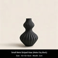 Wabi-Sabi Style Ceramic Vase: Elegant Home Decor Piece with a Frosted Finish—Creative Hydroponic Vase for Dried Flowers