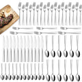 Ménagère 60 Pièces en Acier Inoxydable (12 Personnes)
