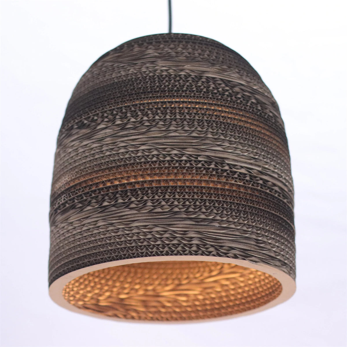 Suspension en Papier Origami Marron