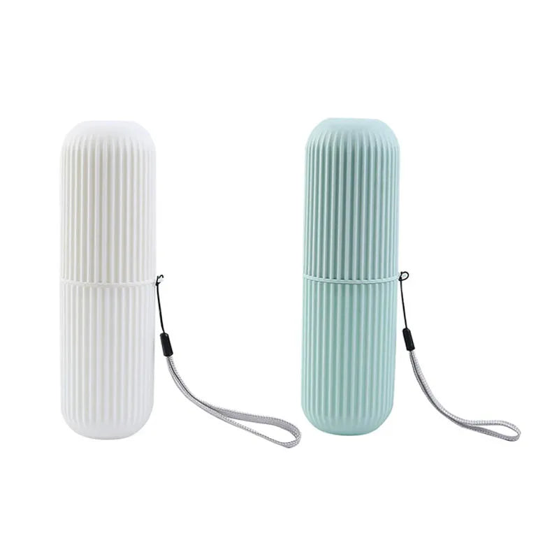 Étui de protection portable pour brosse à dents et dentifrice -
