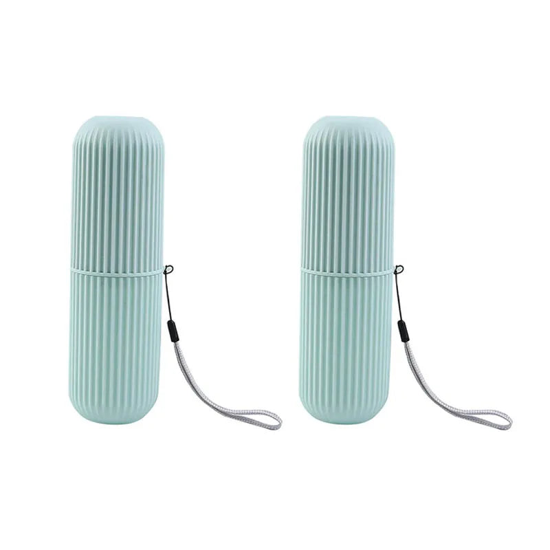 Étui de protection portable pour brosse à dents et dentifrice -