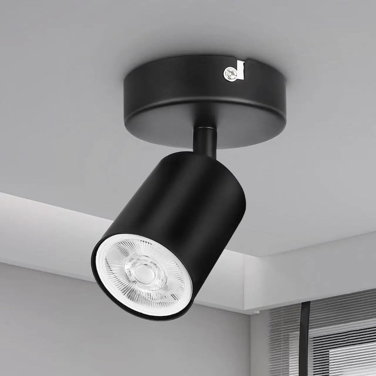 Plafonnier / Applique Murale LED Noir GU10