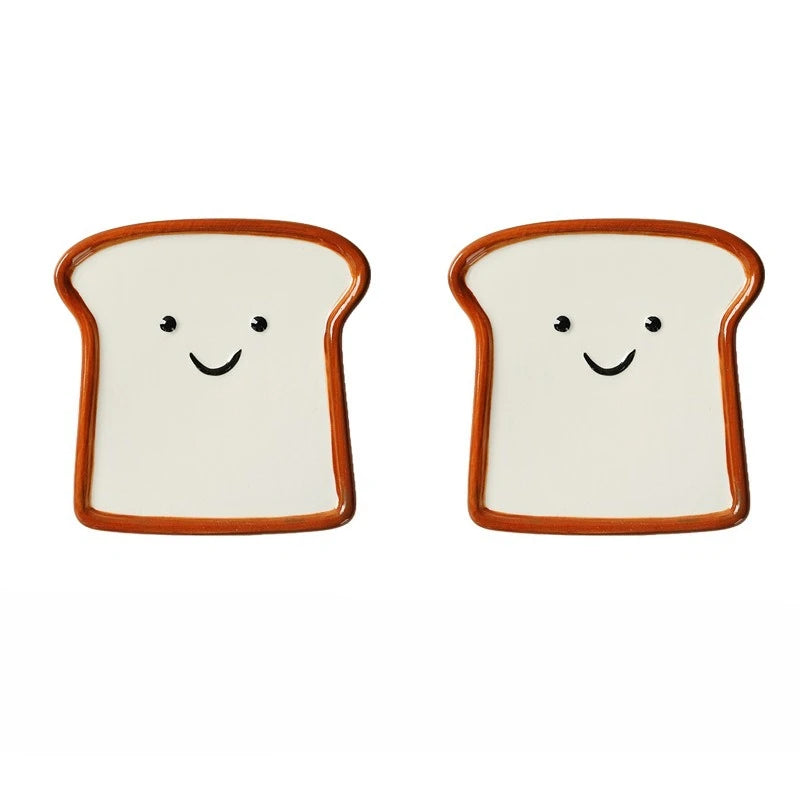 Assiettes en Céramique Pain de Mie
