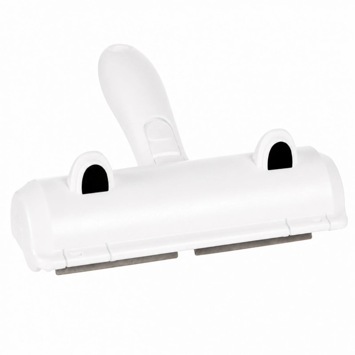 Reusable Pet Hair Remover Roller with Cleaning Storage Compartment, Dog and Cat Hair Removal Brush for Sofas, Carpets, Clothing and Car Seats, White Color