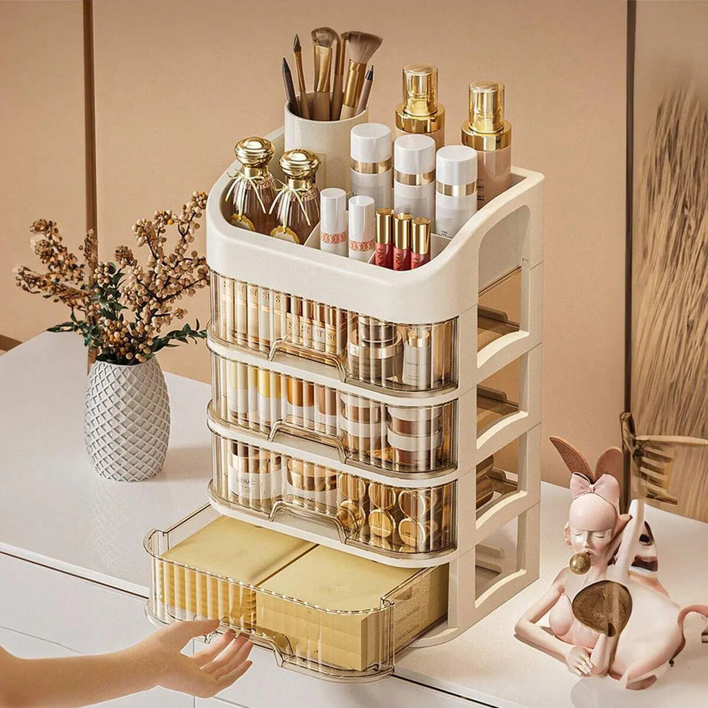 Boîte de Rangement Multi-Niveaux pour Cosmétiques
