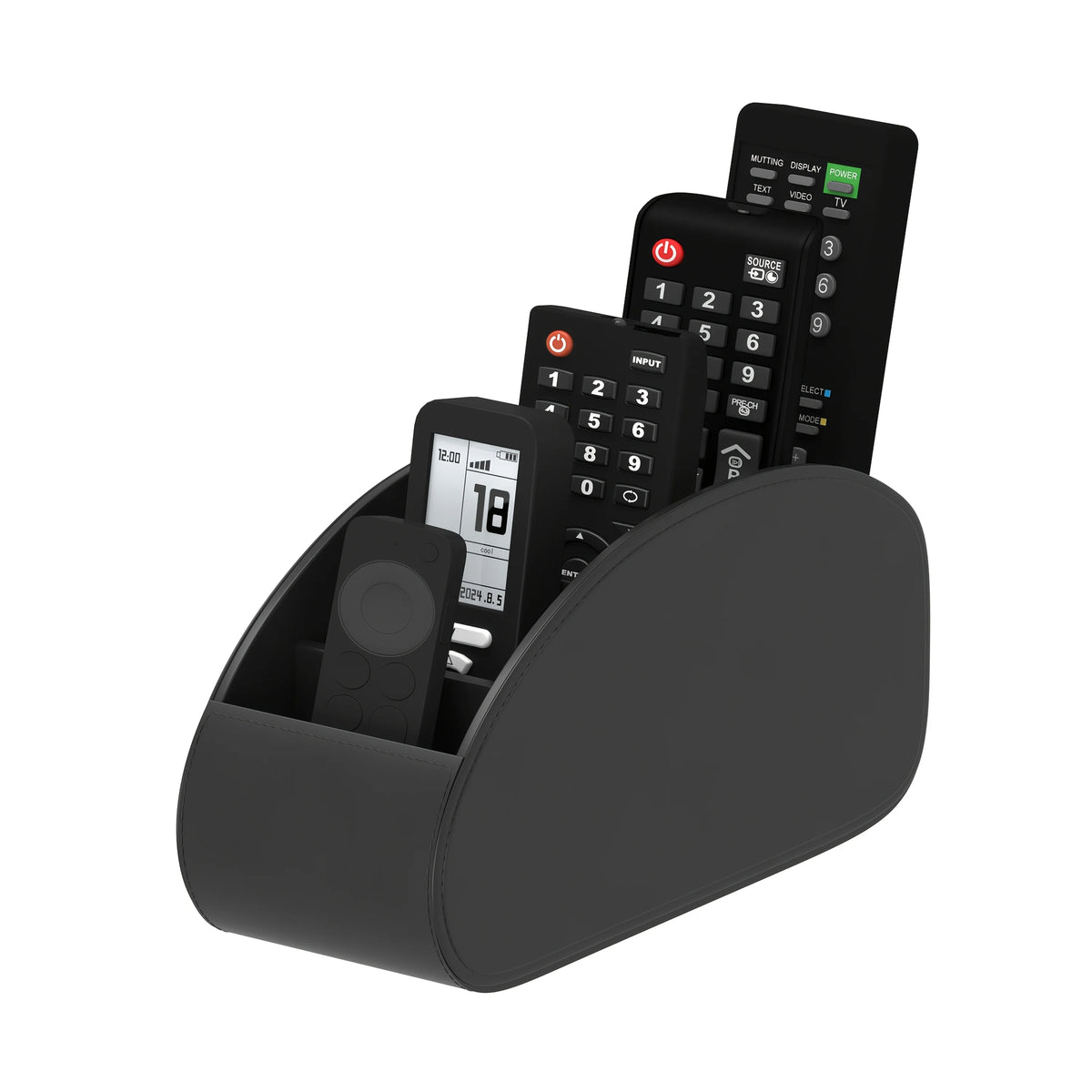Support de télécommandes - Organiseur de rangement vide-poche pour TV, lecteurs multimédias, stylos - Organiseur gain de place pour bureau et table de chevet