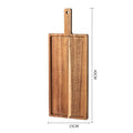 1PC-Acacia Wood Cutting Board Creative Solid Wood Bread Board Western Steak Board Baking Dessert Tray Irregular Chopping Board