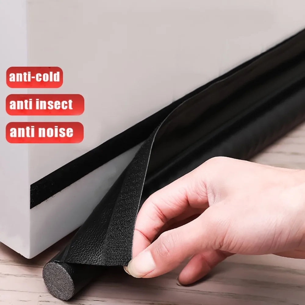 Bas de porte réglable et bas de porte anti-courants d'air - Joint d'étanchéité isolant contre le froid et le vent, mousse acoustique pour la maison