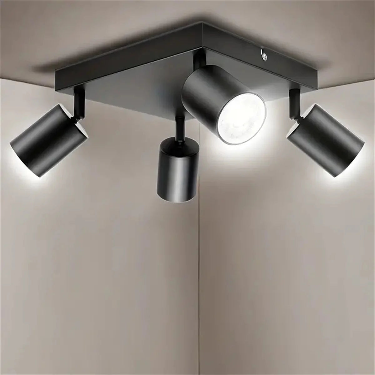 Plafonnier / Applique Murale LED Noir GU10