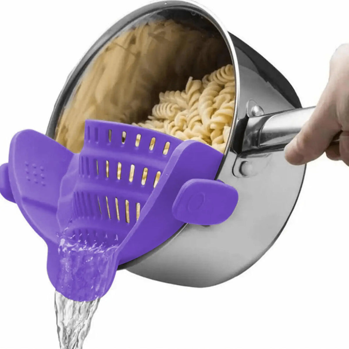 Passoire 1 pièce, passoire pour casseroles, passoire adaptable à clipser pour casseroles, poêles et bols, passoire de cuisine