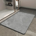Tapis de bain antidérapant, absorbant en terre de diatomée,